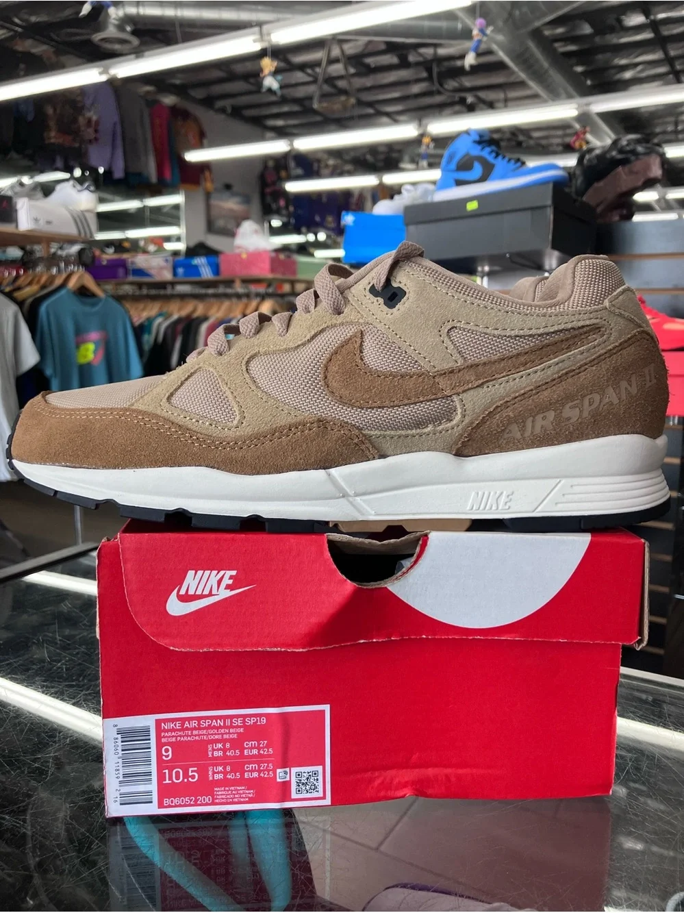 Nike Air Span 2 SE SP19 Parachute Beige Size 9